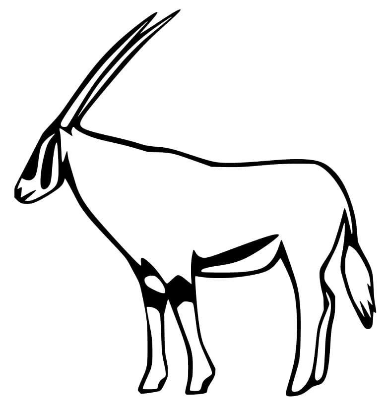 Printable Gazelle
