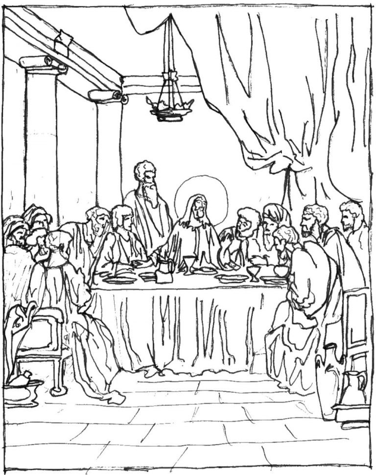 Printable Last Supper