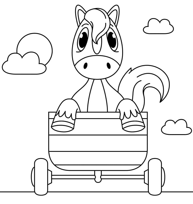 Printable Little Horse