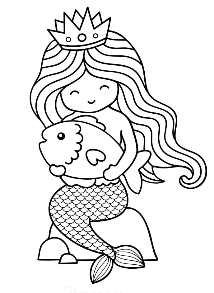 Printable Mermaid