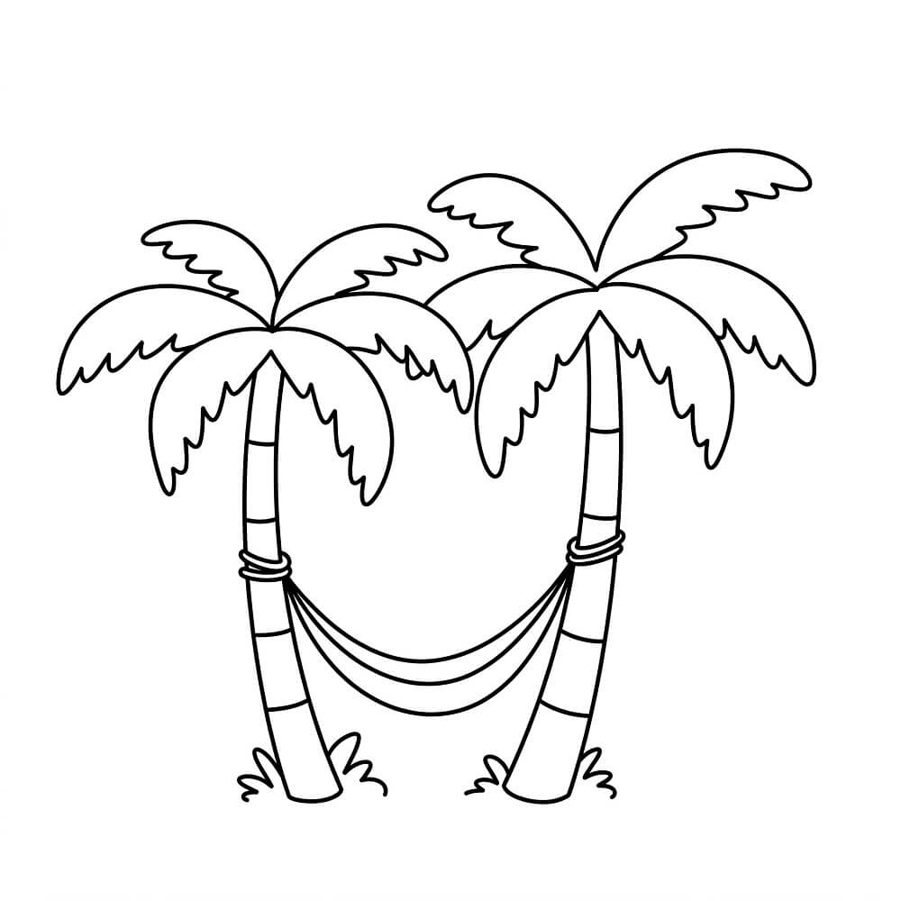 Printable Palm Tree