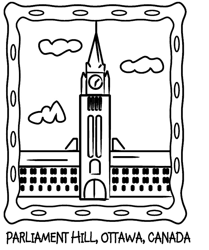 Printable Parliament Hill