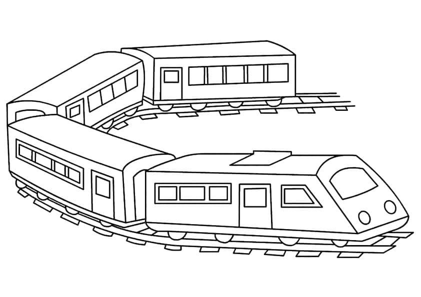 Printable Passenger Train