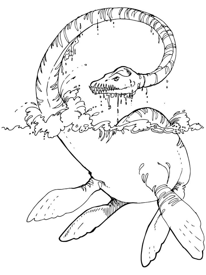 Printable Plesiosaur