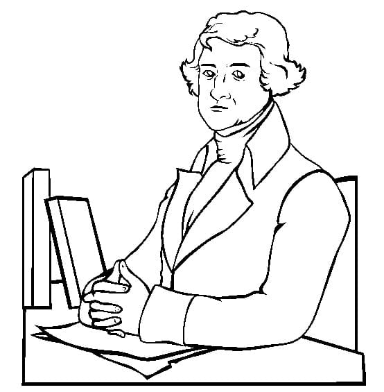 Printable President Thomas Jefferson