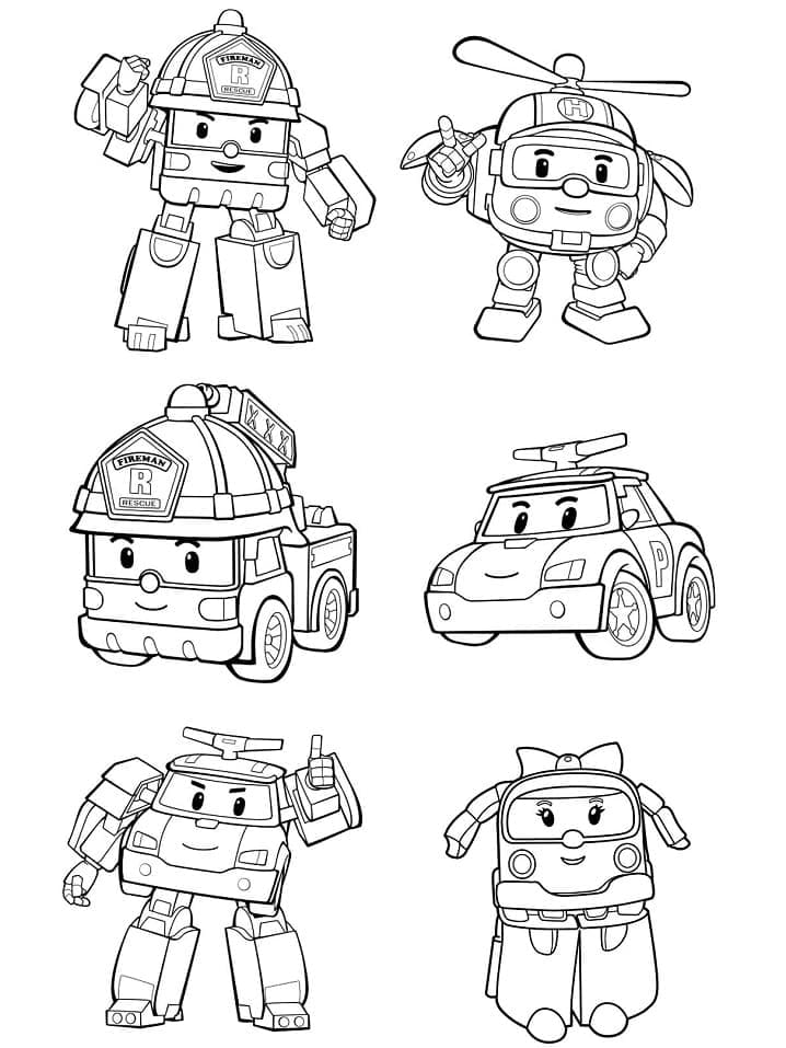 Printable Robocar Poli