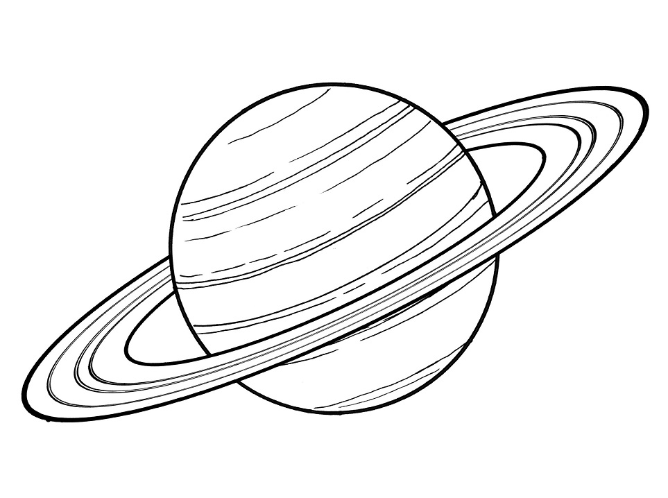 Saturn 1 Coloring - Play Free Coloring Game Online