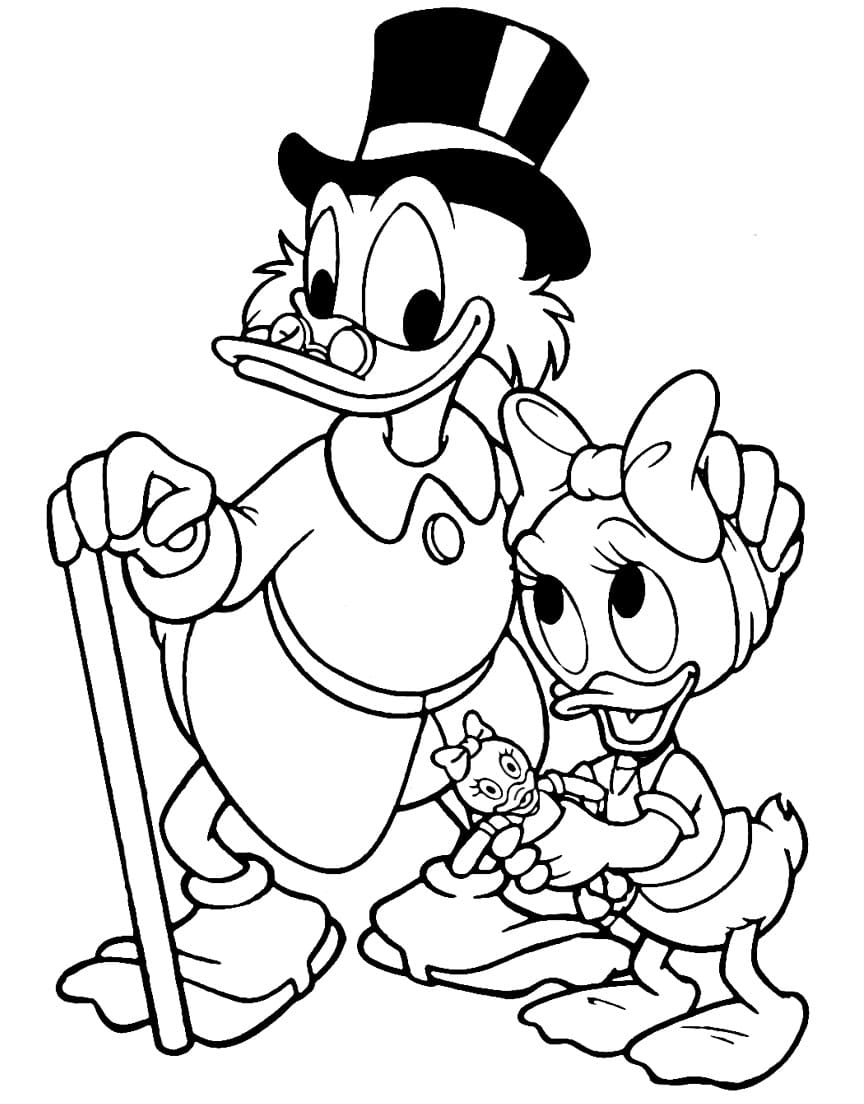 Printable Scrooge McDuck