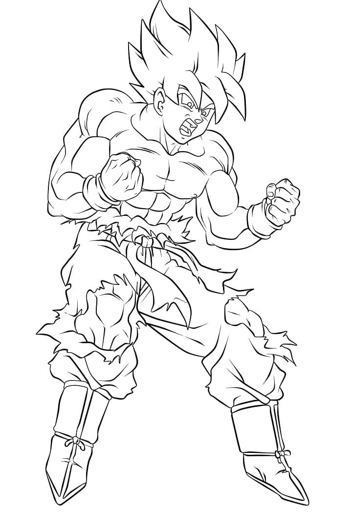 Printable Son Goku