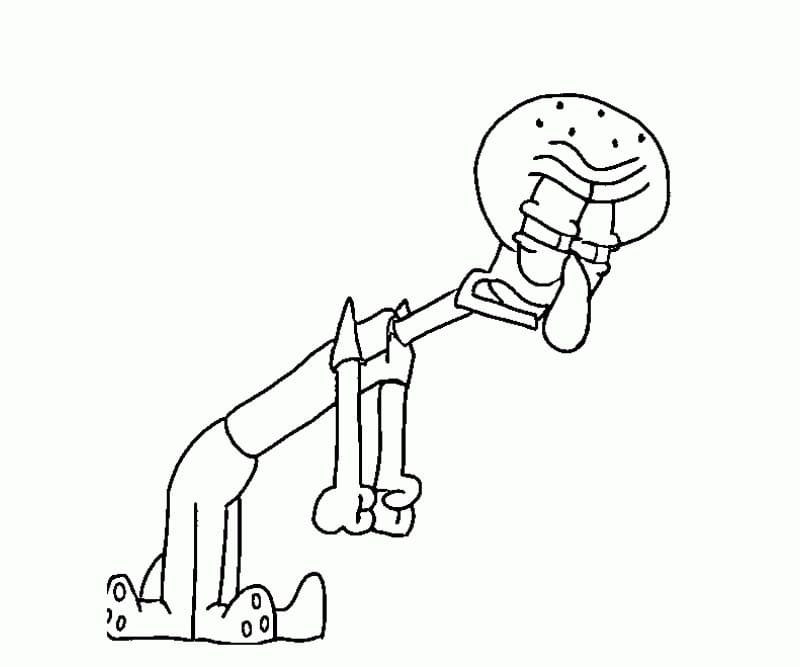 Printable Squidward Coloring Game Printable Squidward