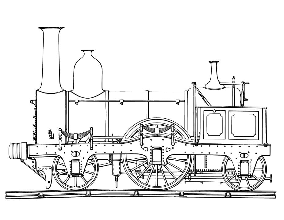 Printable Steam Train