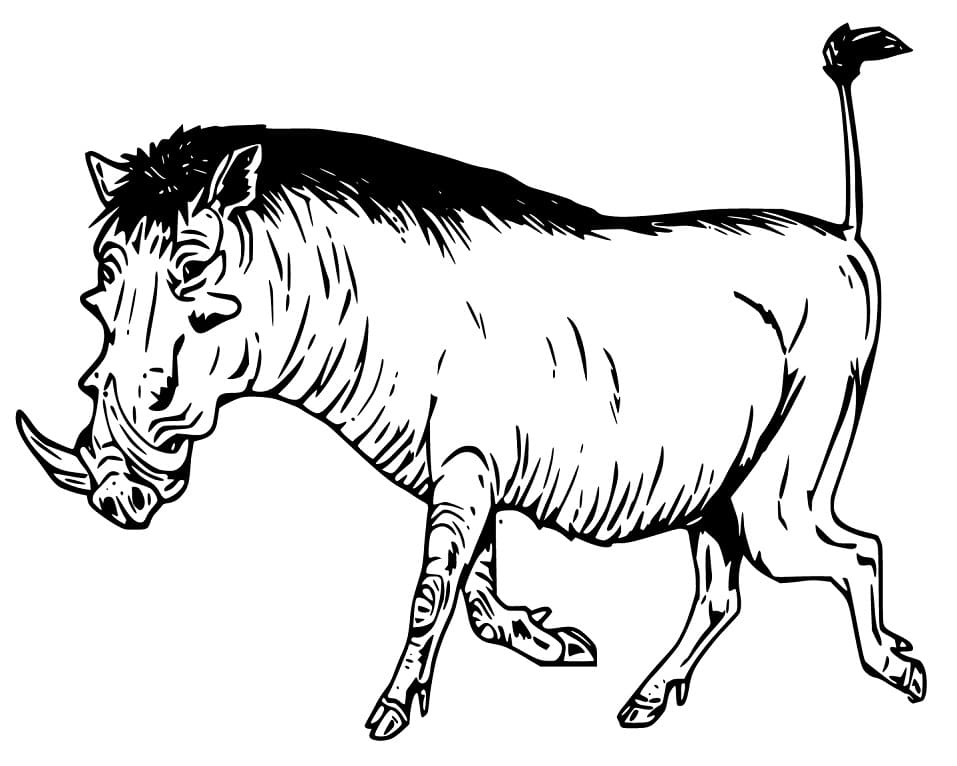 Printable Warthog