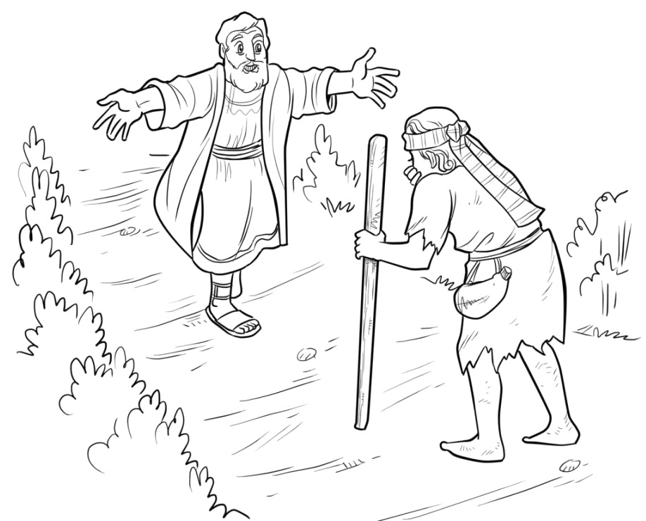 The Return of the Prodigal Son Coloring - Play Free Coloring Game Online