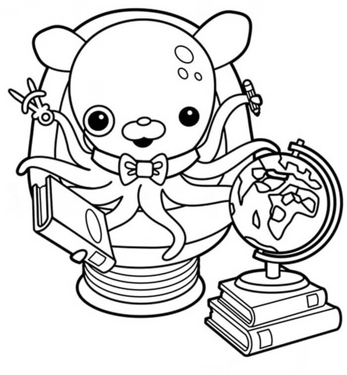 Professor Inkling Octonauts Coloring Game Professor Inkling Octonauts