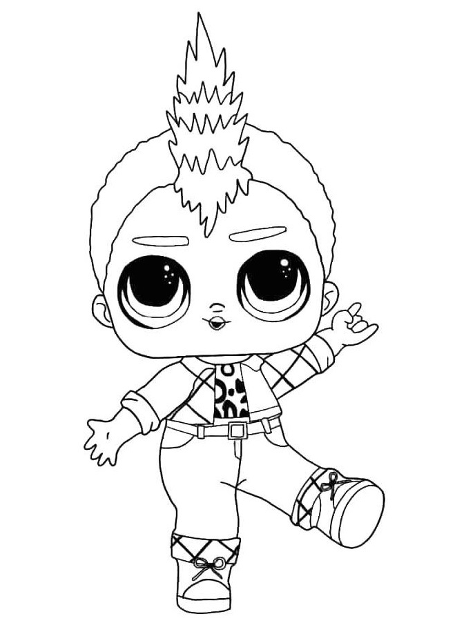 Punk Boi LOL Boys Coloring Game Punk Boi LOL Boys