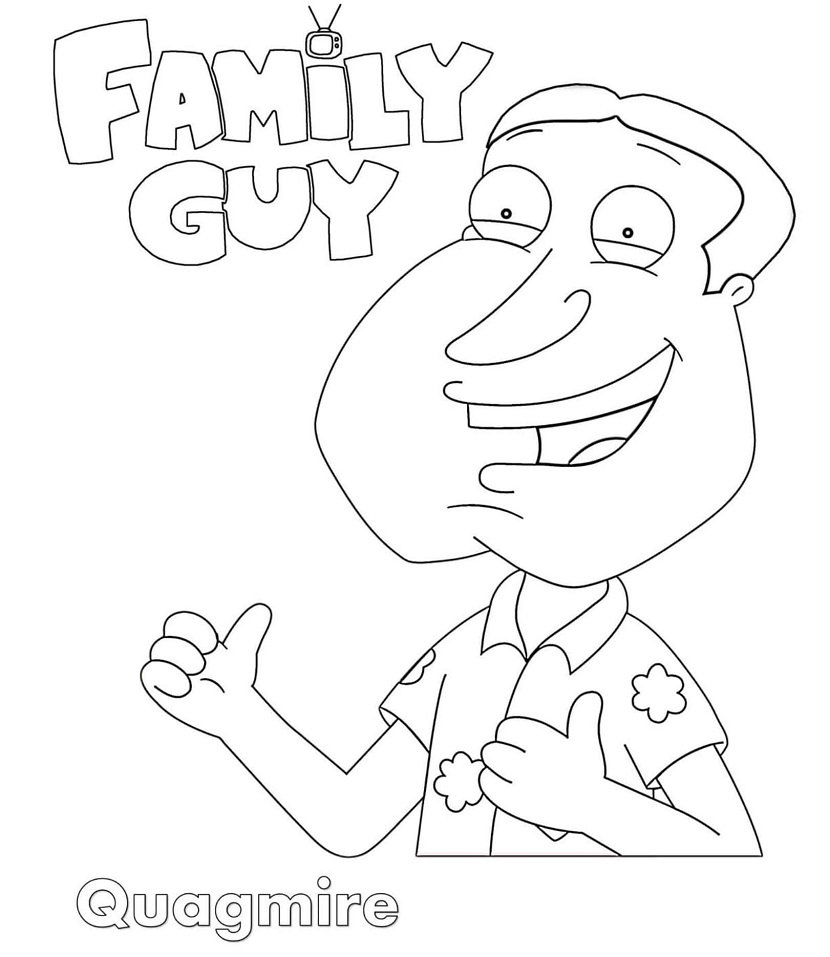 Quagmire Family Guy Coloring Game Quagmire Family Guy