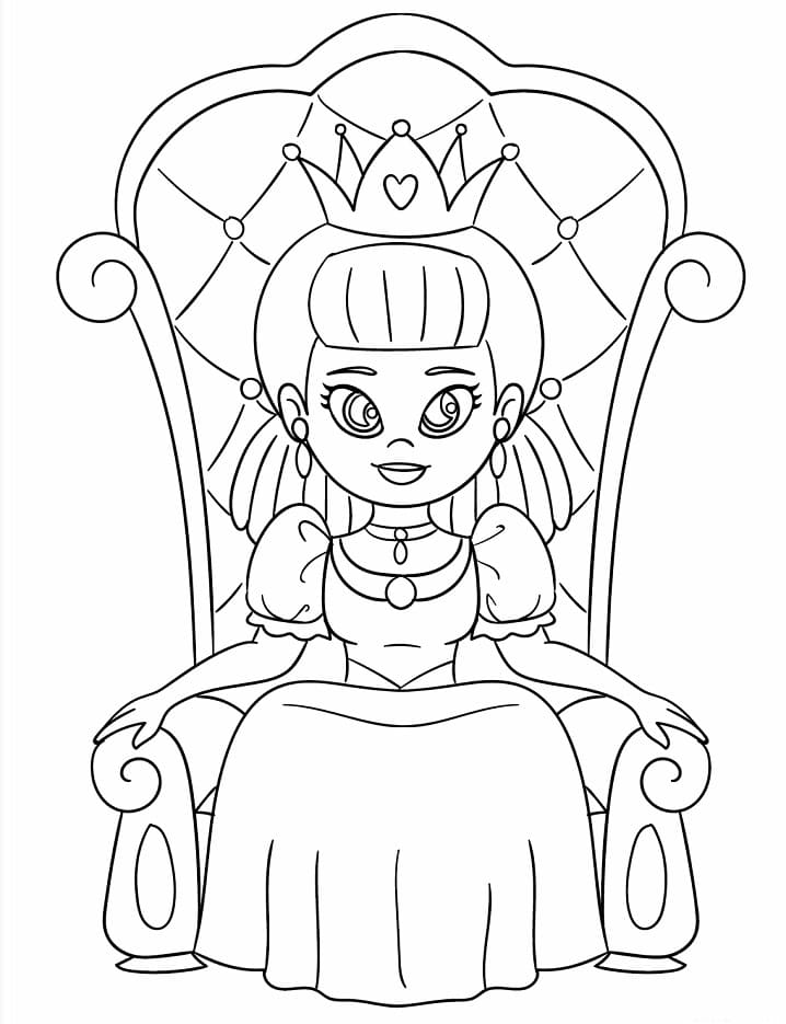 Queen on Throne