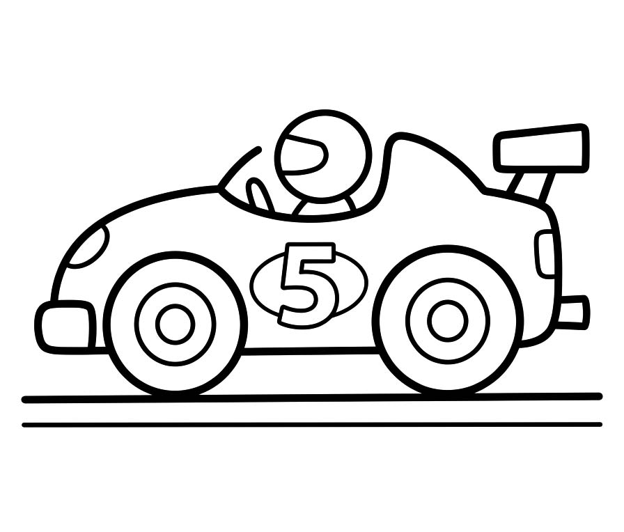 Race Car Printable