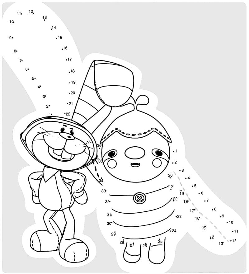 Rainbow Ruby Dot to Dot