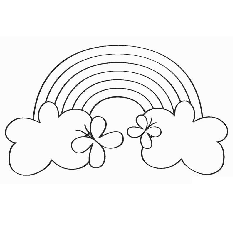 Rainbow and Butterflies