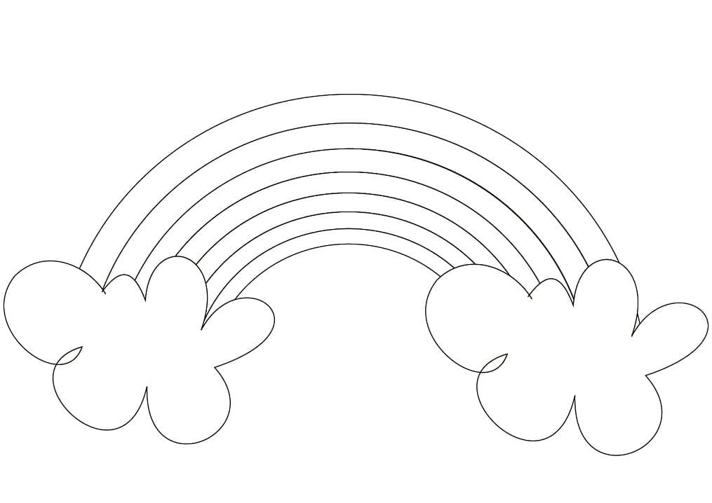 Rainbow and Clouds 1