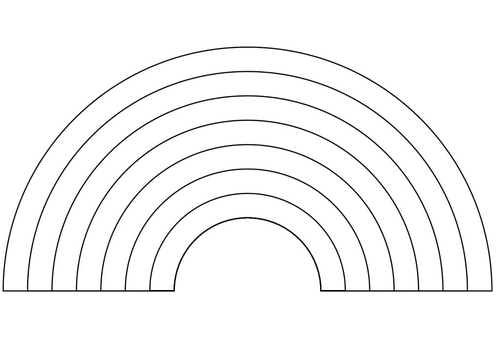 Rainbow and Clouds for Kid