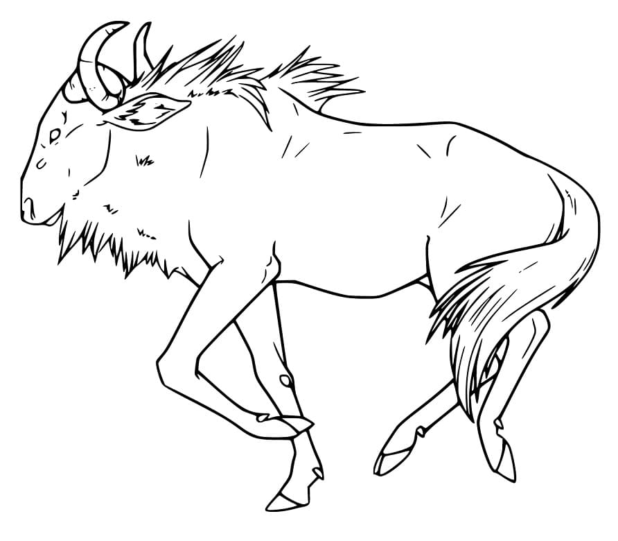 Realistic Wildebeest