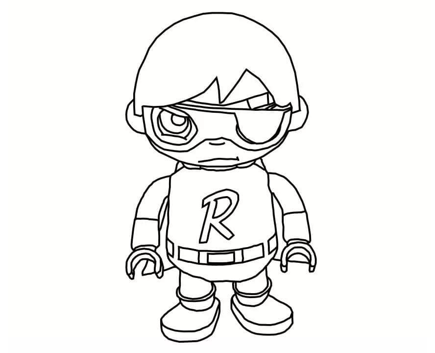 Red Titan Lego Coloring Game Red Titan Lego