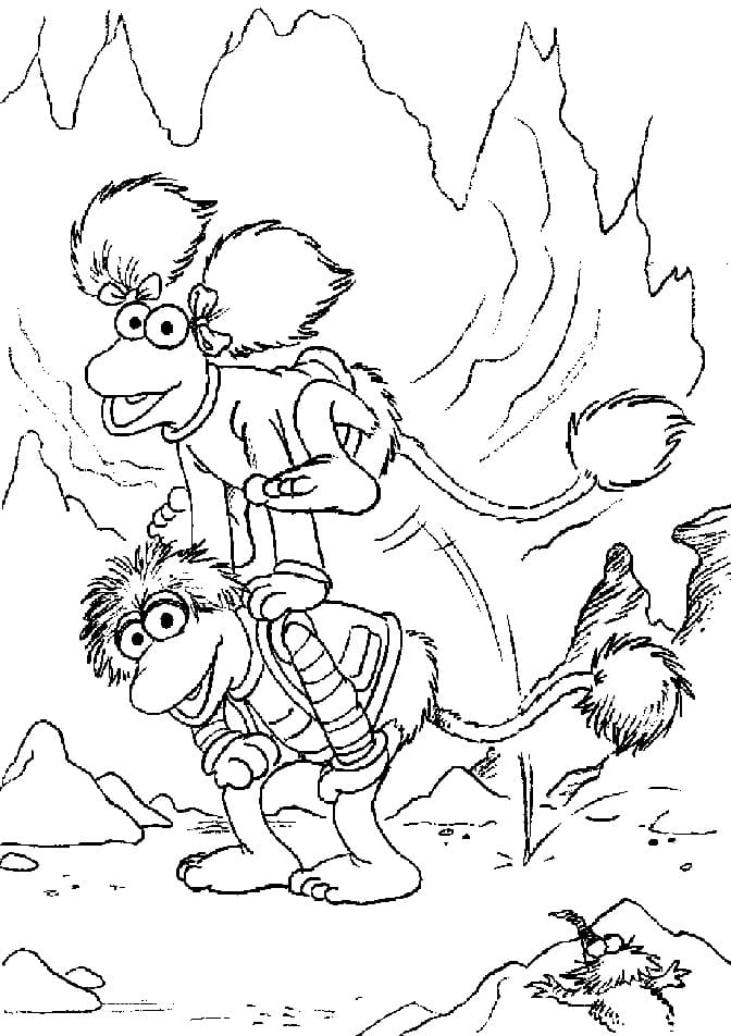 Red and Gobo Fraggle from Fraggle Rock