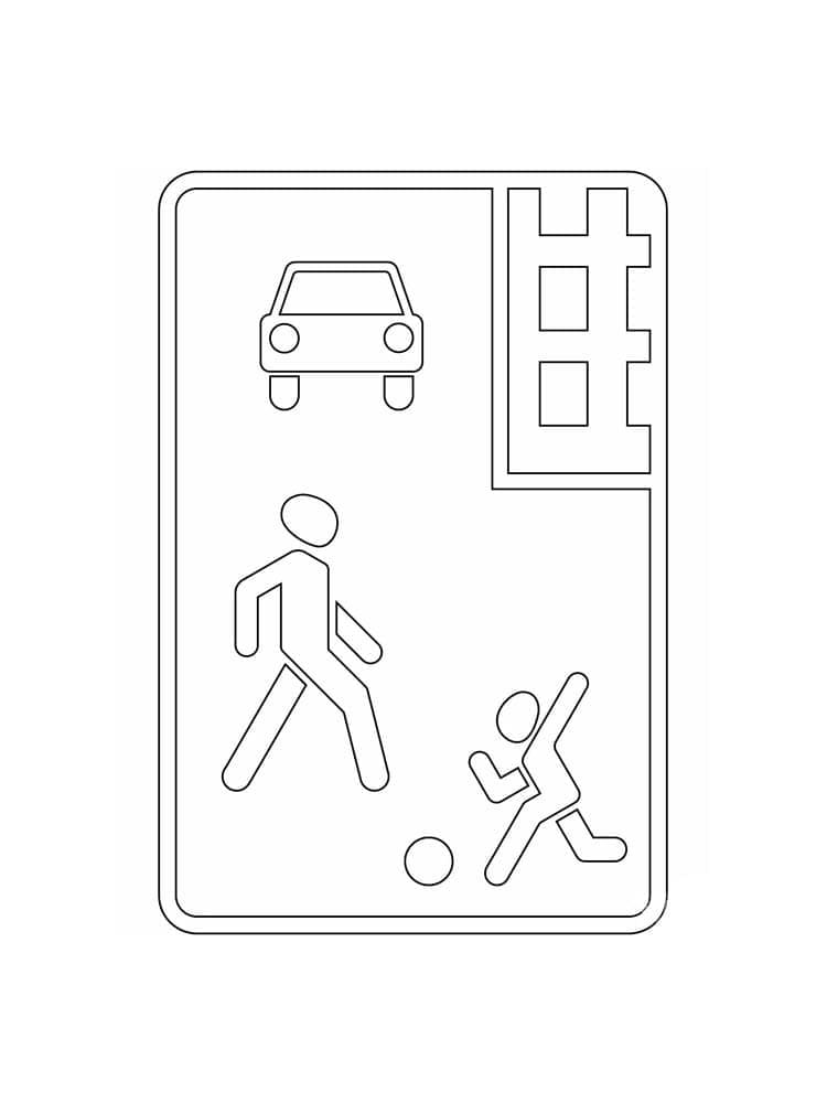 Residential Area Sign