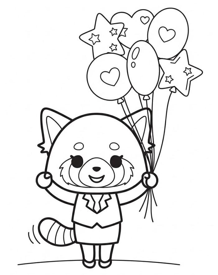 Retsuko in Aggretsuko