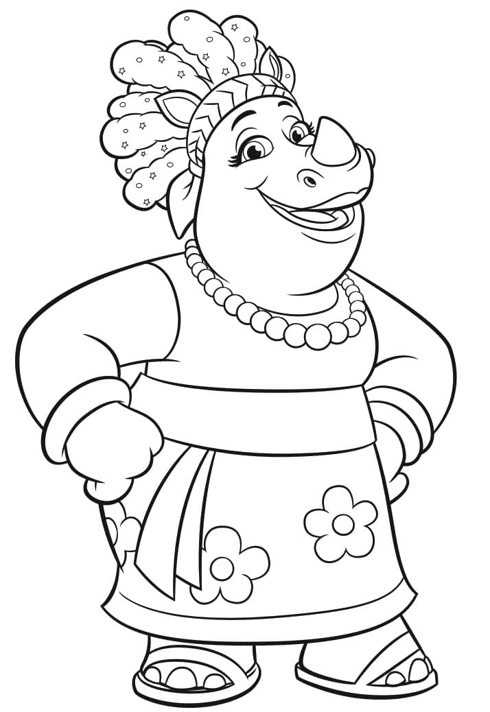 Rhonda Rhino from Top Wing