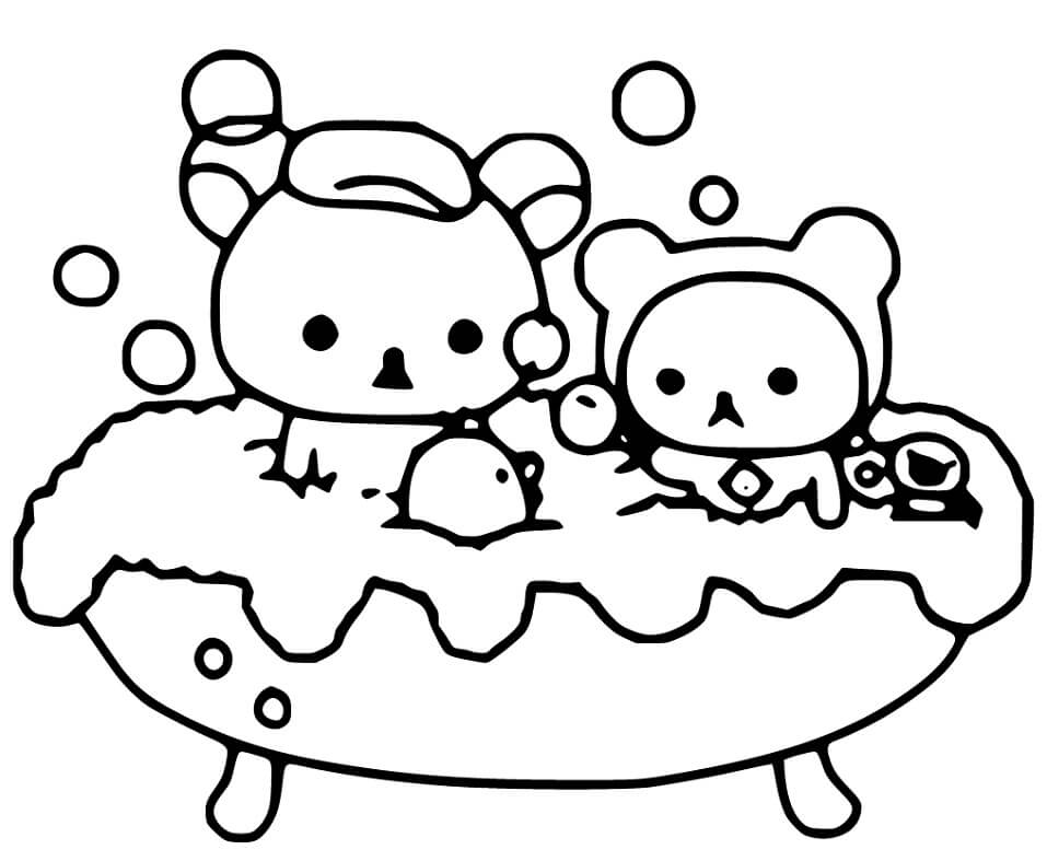 Rilakkuma Bathing