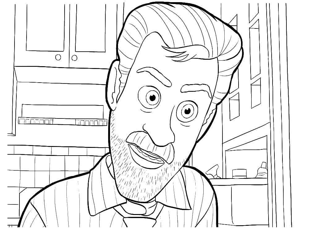 Riley's Dad Coloring Game Riley's Dad