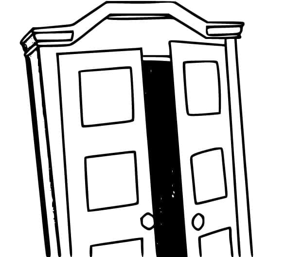 Roblox Doors Printable Coloring Game Roblox Doors Printable