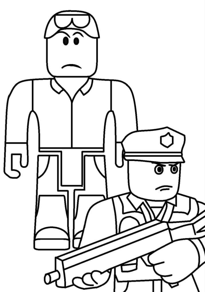 Roblox Police Coloring Game Roblox Police