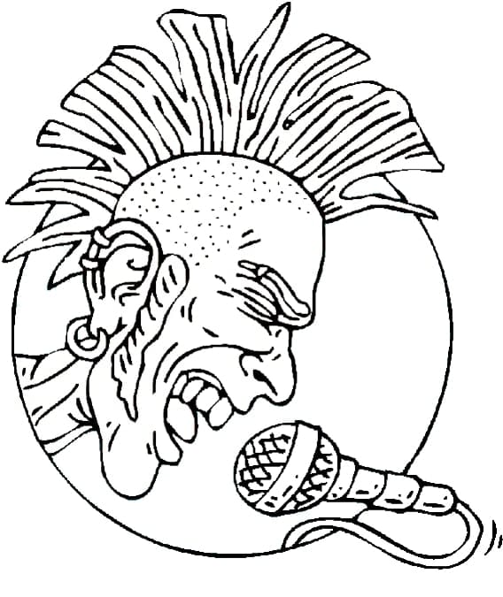 Rock Star Singer 2 Coloring Game Rock Star Singer 2