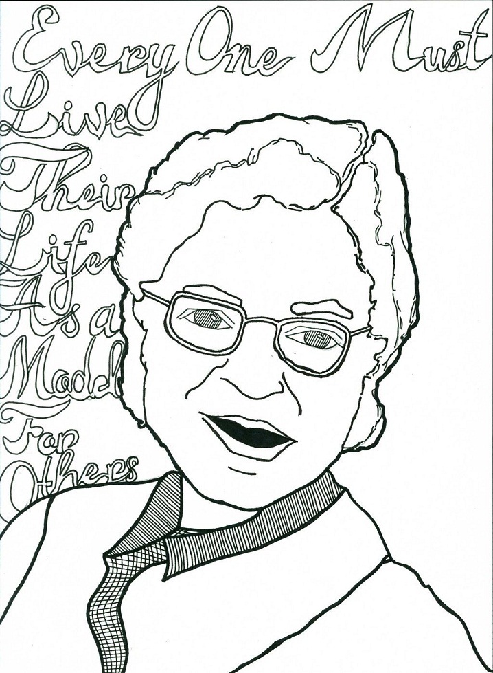 Rosa Parks 1 Coloring - Play Free Coloring Game Online