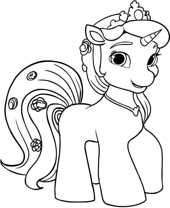 Rose from Filly Funtasia Coloring Game Rose from Filly Funtasia
