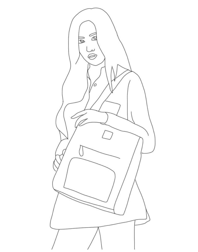 Rose in Blackpink Coloring Game Rose in Blackpink