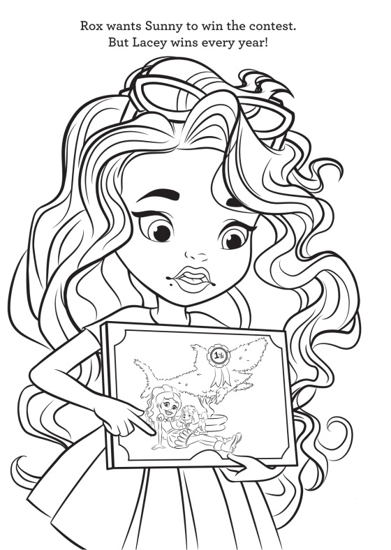 Rox and Picture Coloring Game Rox and Picture