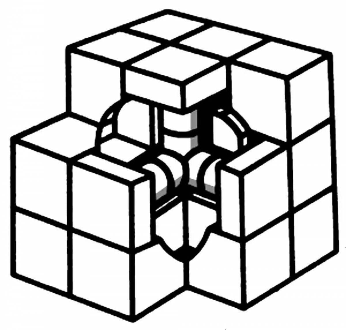 Rubiks Cube 12 Coloring Game Rubiks Cube 12