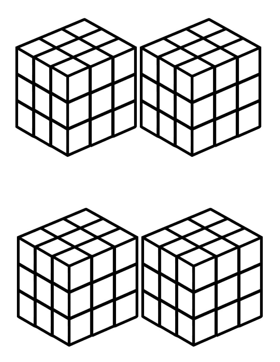 Rubiks Cube 21 Coloring Game Rubiks Cube 21