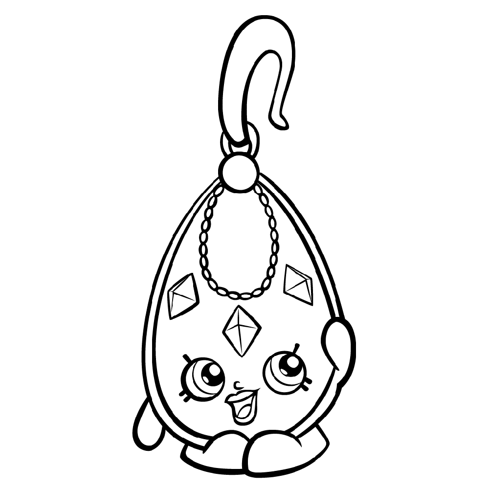 Ruby Earing Shopkins Coloring Game Ruby Earing Shopkins
