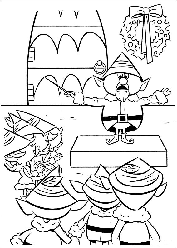 Rudolph 12 Coloring Game Rudolph 12