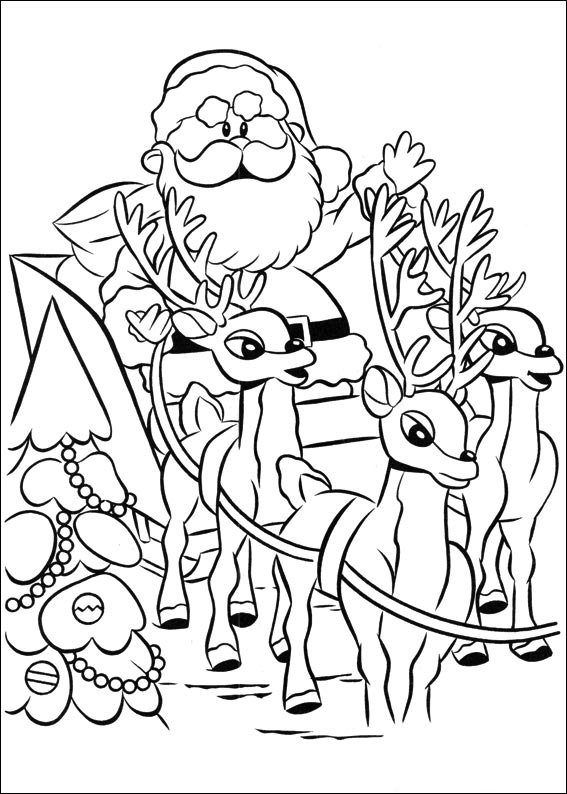 Rudolph 3 Coloring Game Rudolph 3