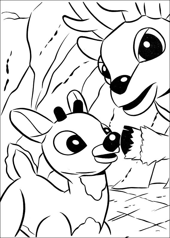 Rudolph 4 Coloring Game Rudolph 4