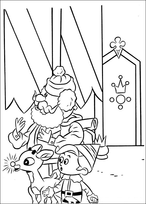 Rudolph 6 Coloring Game Rudolph 6