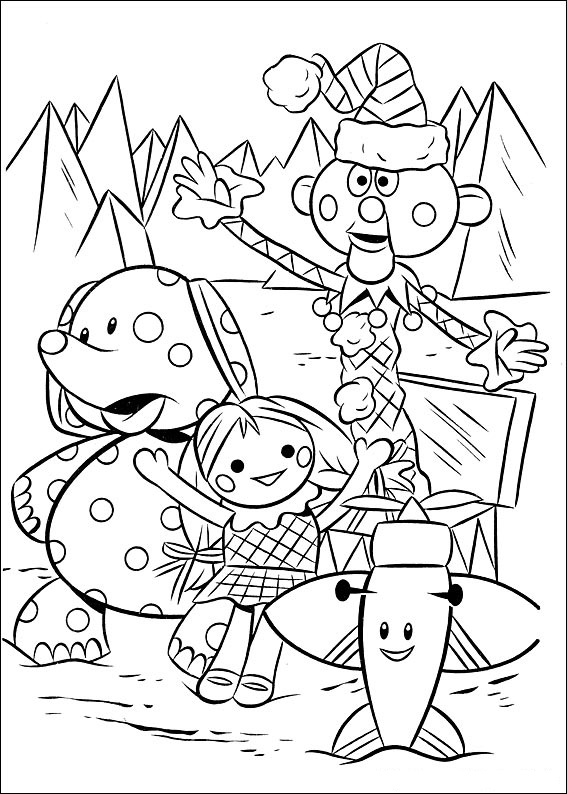 Rudolph 7 Coloring Game Rudolph 7