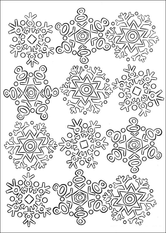 Rudolph Snowflakes Coloring Game Rudolph Snowflakes